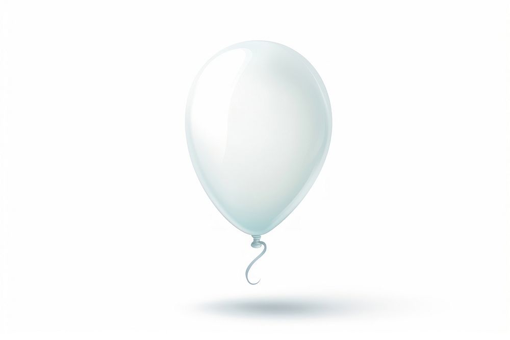 Balloon white ghost celebration cartoon. AI generated Image by rawpixel.
