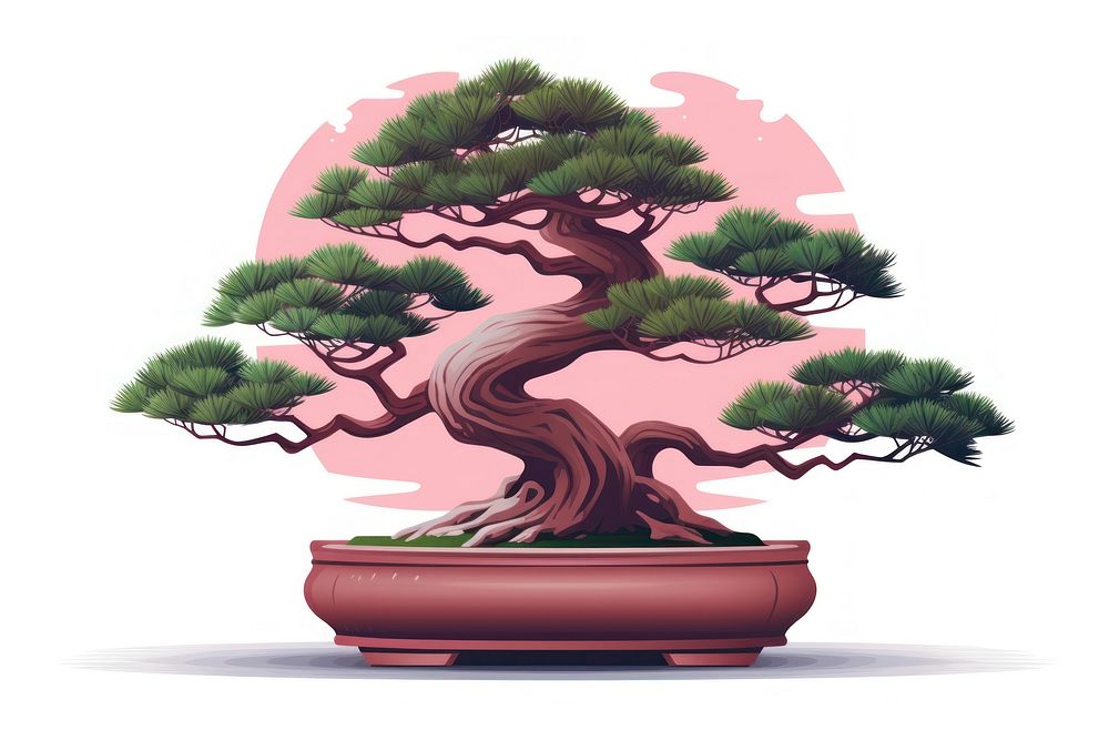 Bonzai bonsai plant tree. AI generated Image by rawpixel.