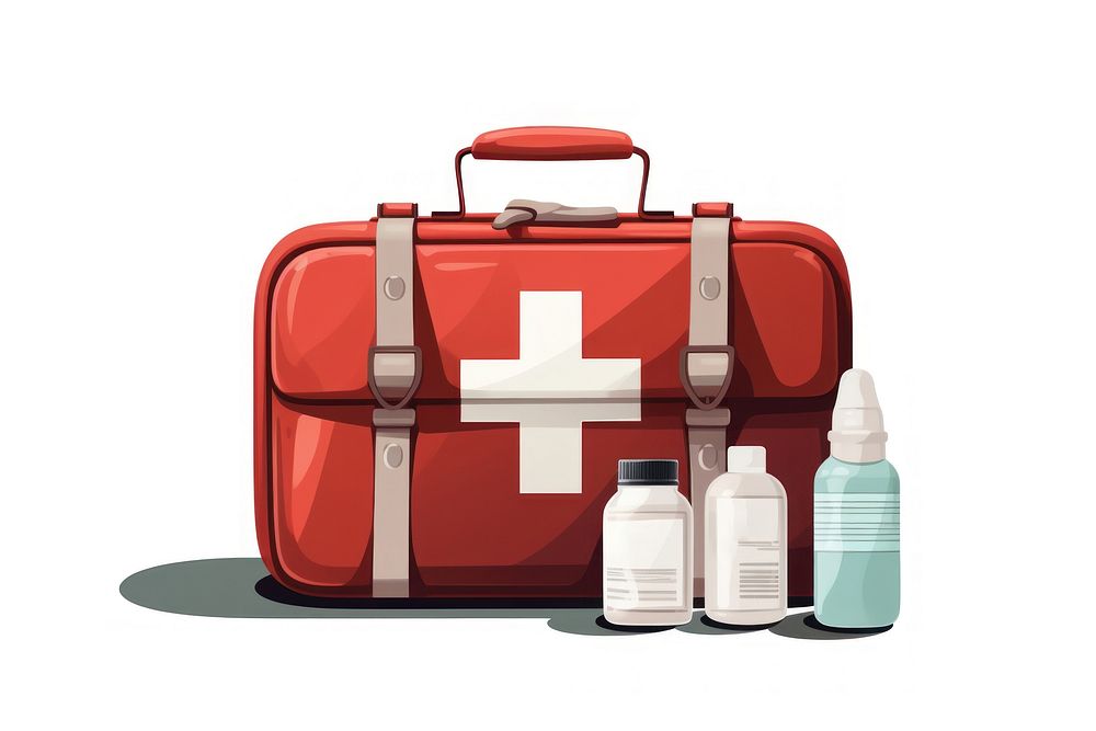 Med kit container furniture medicine. AI generated Image by rawpixel.