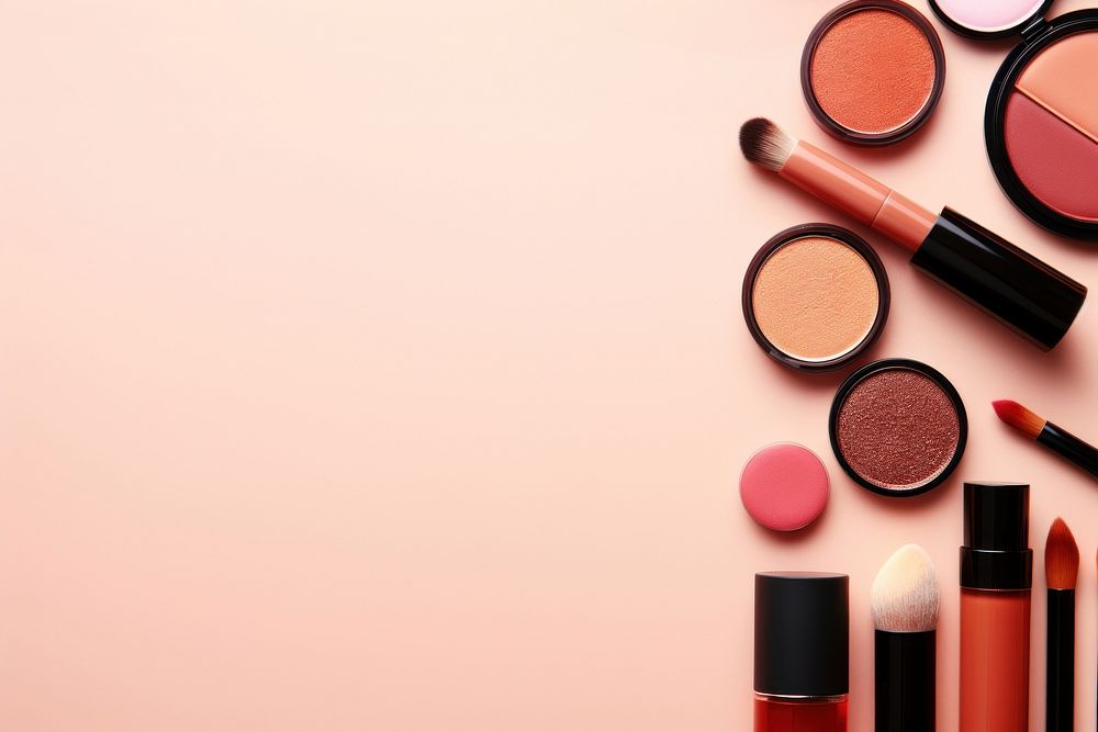 Products cosmetics lipstick arrangement. AI generated Image by rawpixel.