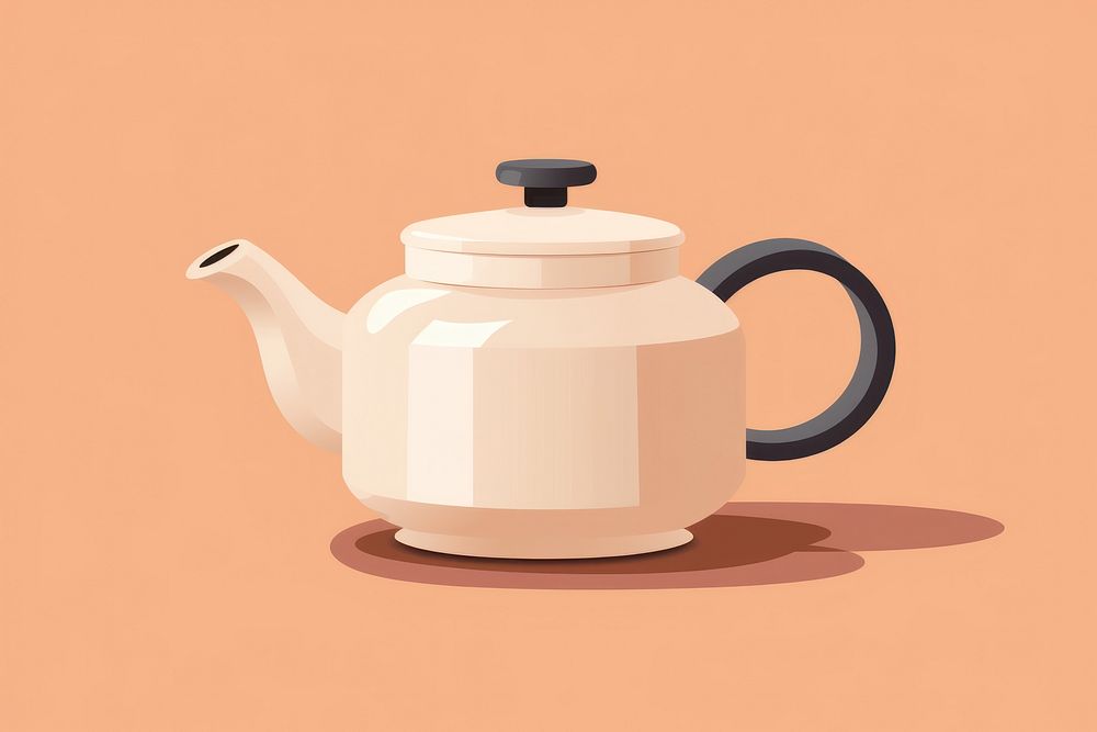 Teapot refreshment chandelier tableware. AI generated Image by rawpixel.