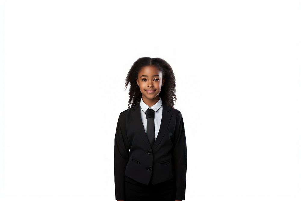Student uniform school portrait. AI generated Image by rawpixel.