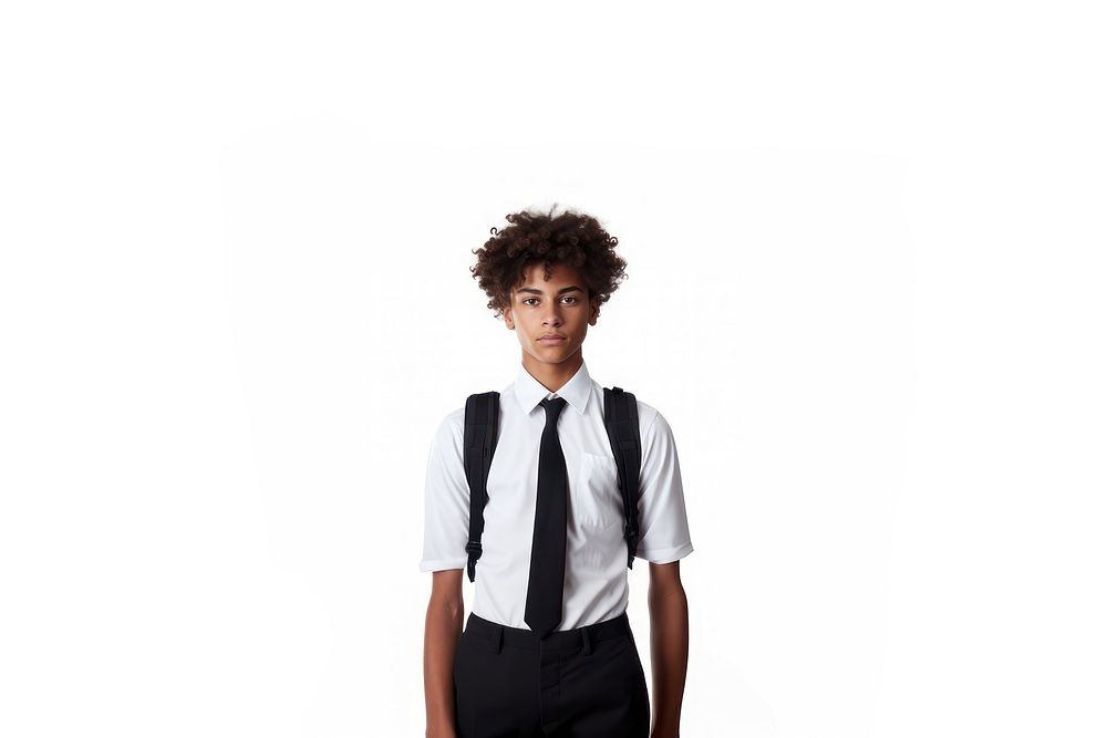 Student uniform school shirt. AI generated Image by rawpixel.