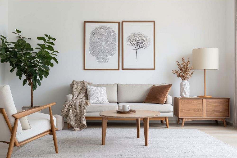 Living room architecture furniture cushion. | Premium Photo - rawpixel