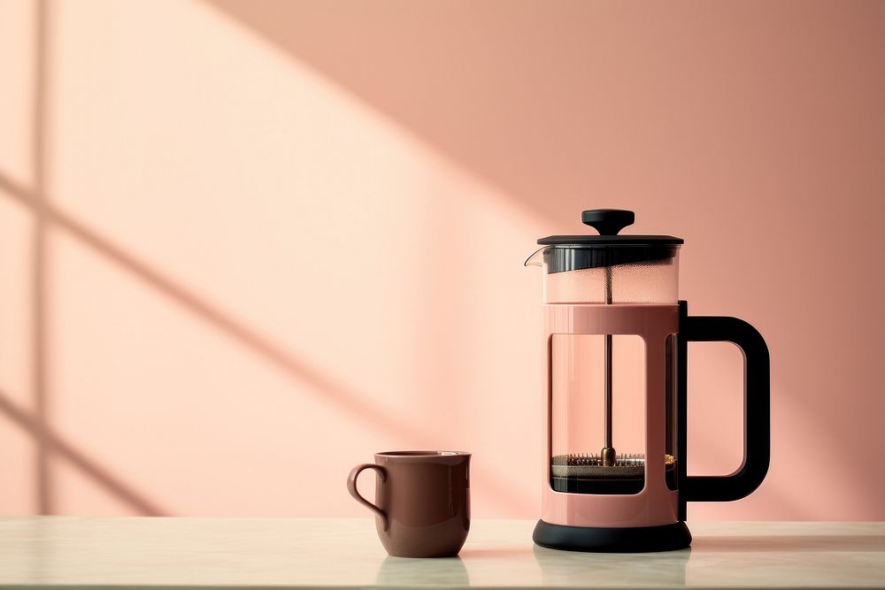 French press coffee drink cup. AI generated Image by rawpixel.