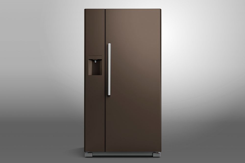 Refrigerator home appliance mockup psd