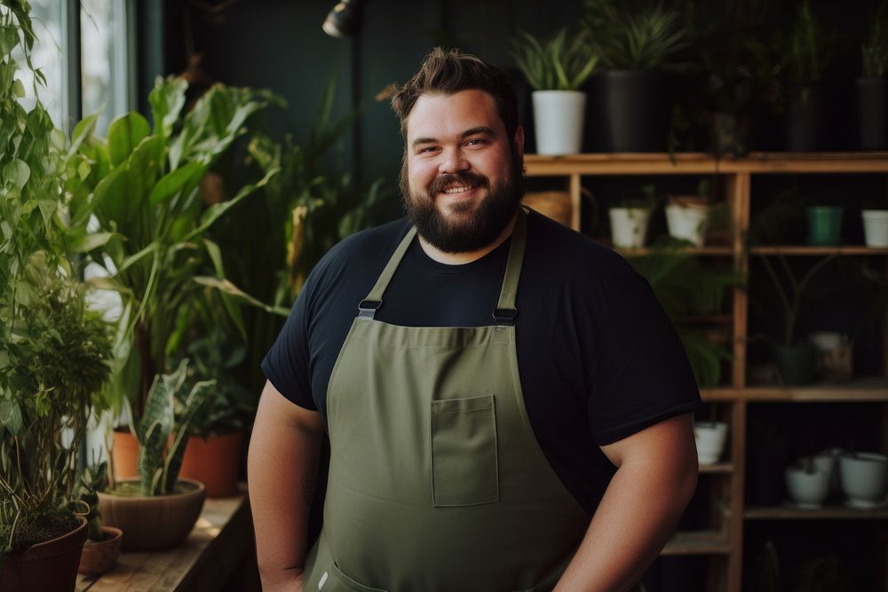 Apron smiling adult plant. 