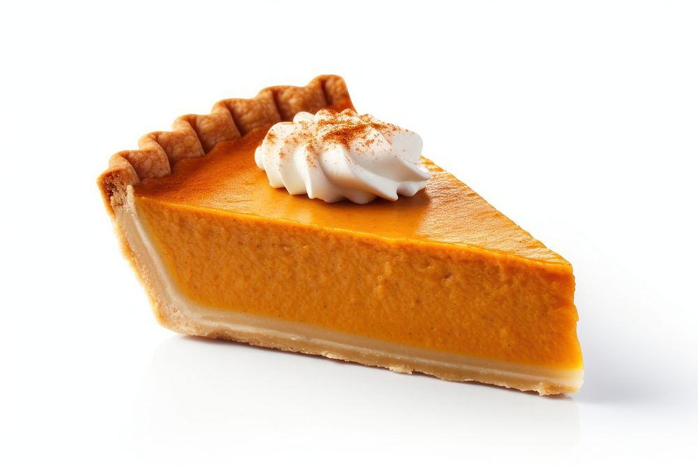 Pumpkin slice pie cheesecake. AI generated Image by rawpixel.