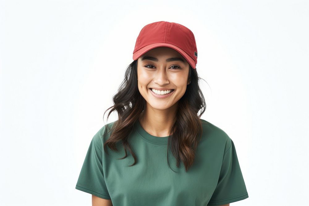 Woman cap smiling adult. AI generated Image by rawpixel.