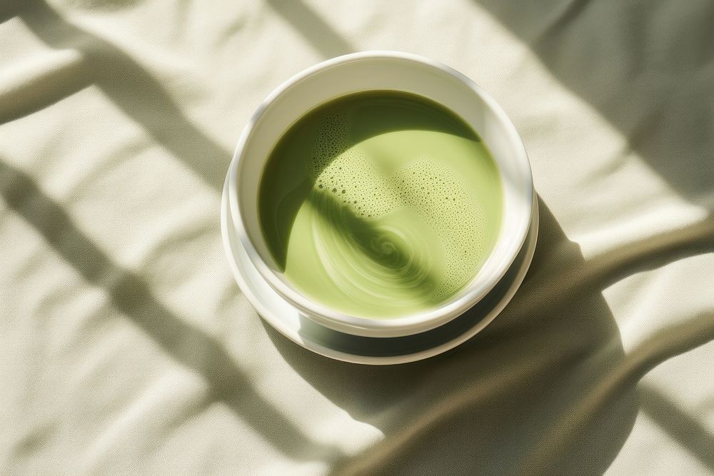 Matcha tea cup drink mug. 