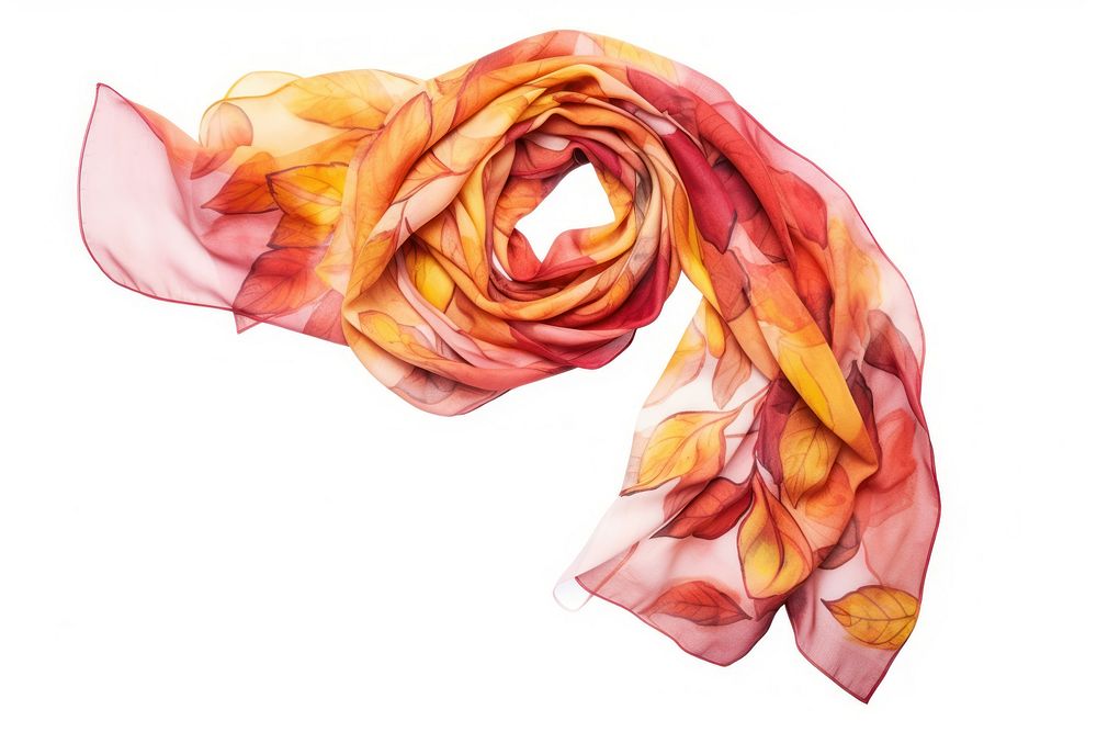 Scarf white background creativity clothing. AI generated Image by rawpixel.