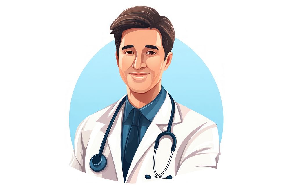 Doctor portrait adult stethoscope. AI generated Image by rawpixel.