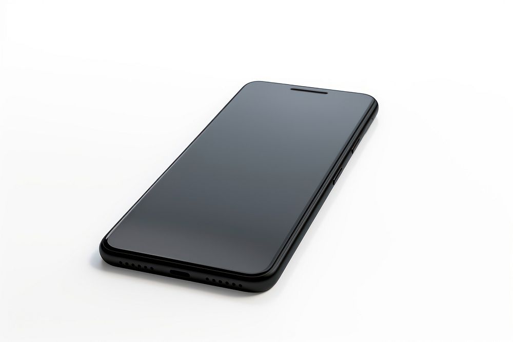Screen phone white background portability. AI generated Image by rawpixel.