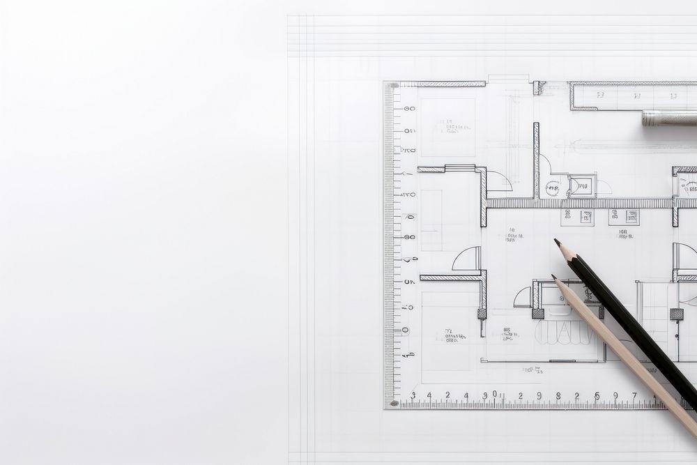 Paper architect plan backgrounds diagram. AI generated Image by rawpixel.