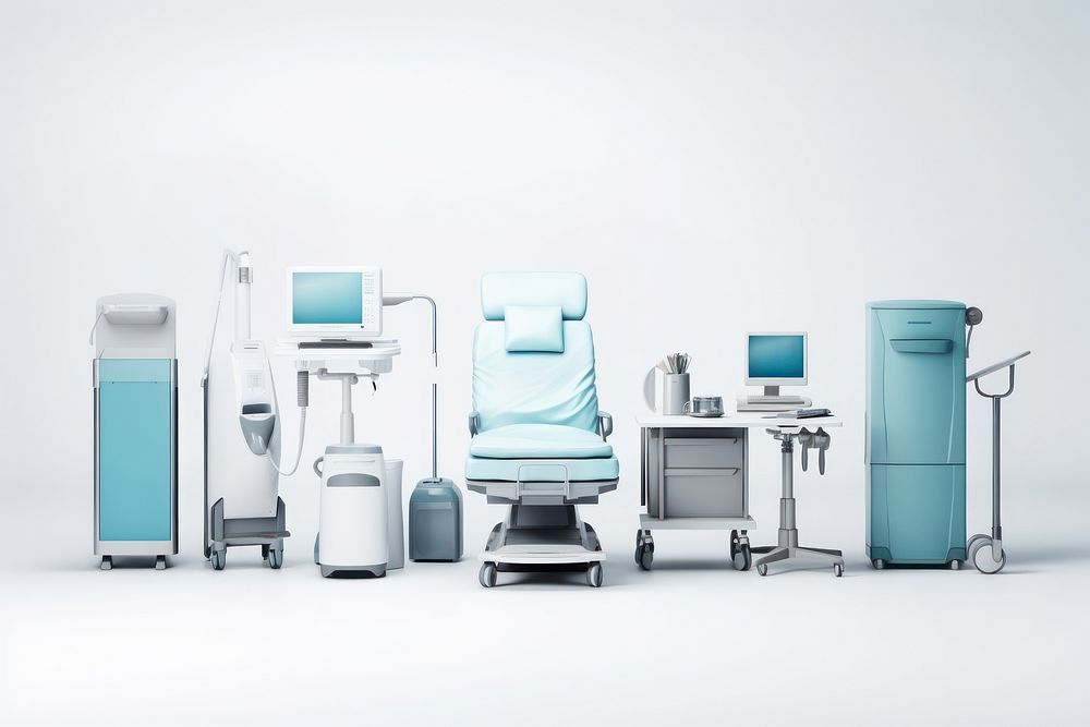 Healthcare equipment hospital clinic architecture. AI generated Image by rawpixel.