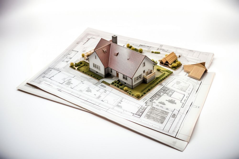 House architecture building paper. AI generated Image by rawpixel.