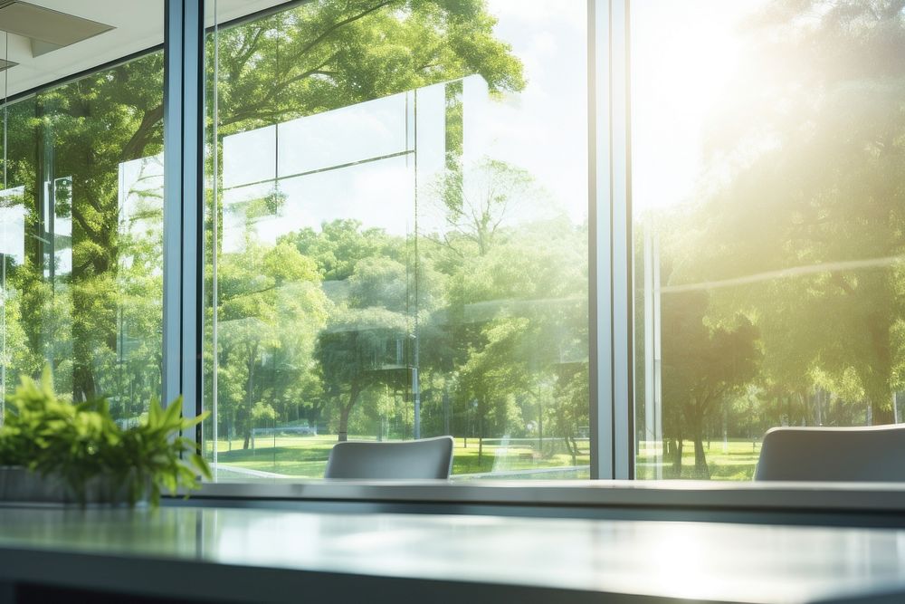 Window furniture office chair. 