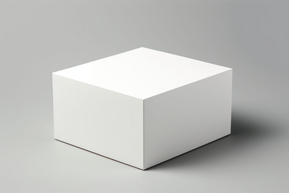 White paper box furniture carton simplicity. AI generated Image by rawpixel.