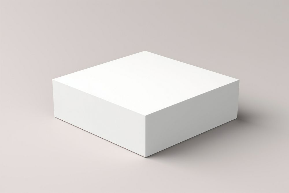 White paper box furniture simplicity rectangle. AI generated Image by rawpixel.