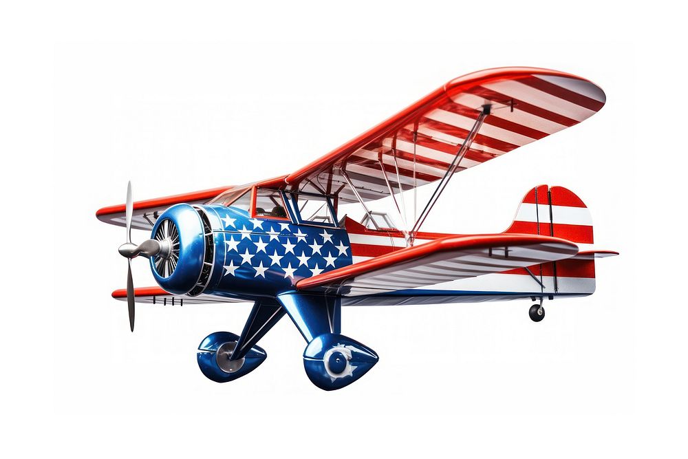 Airplane vintage aircraft biplane. AI generated Image by rawpixel.