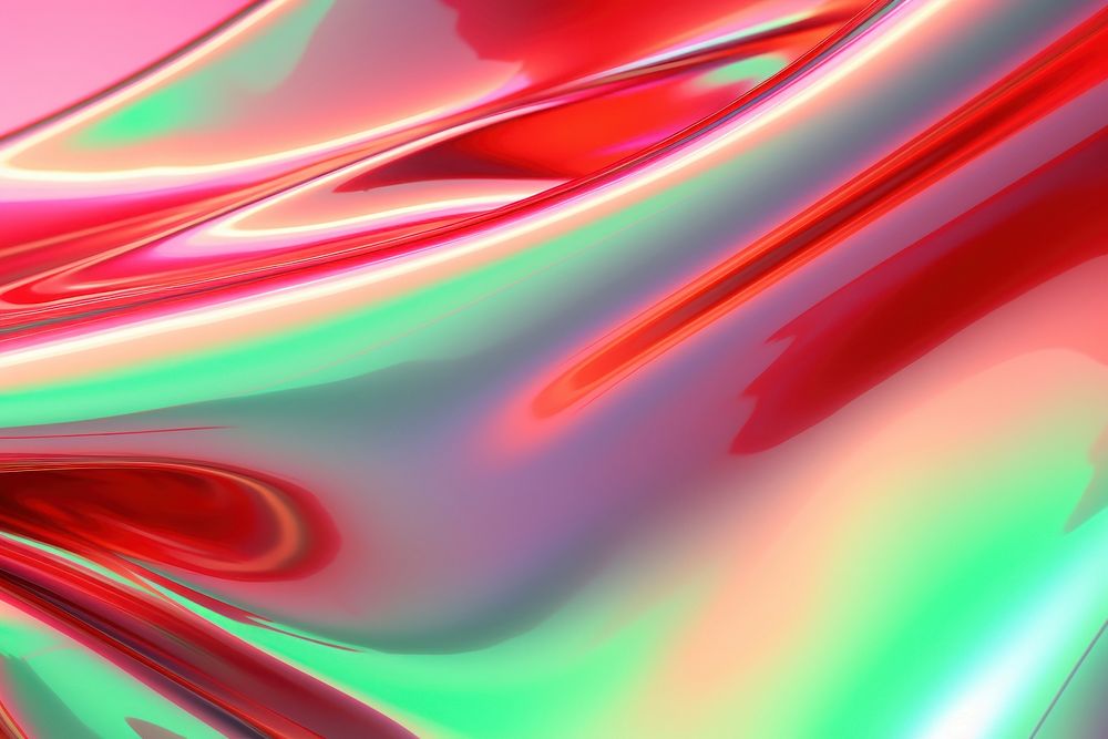 Holographic plastic Foil gradient backgrounds green red.