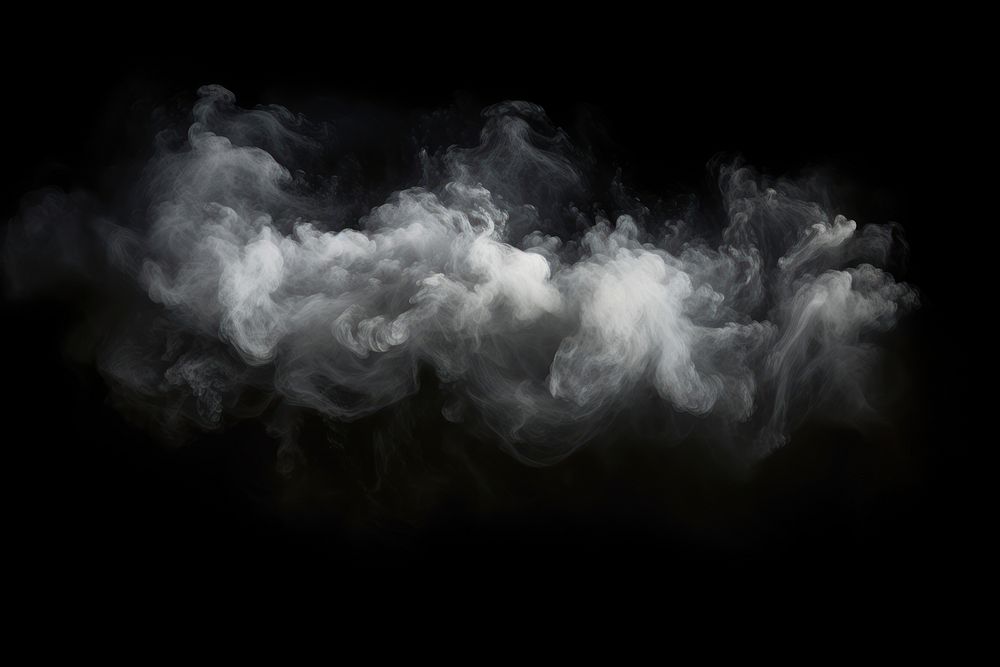 White Fog backgrounds black smoke. AI generated Image by rawpixel.