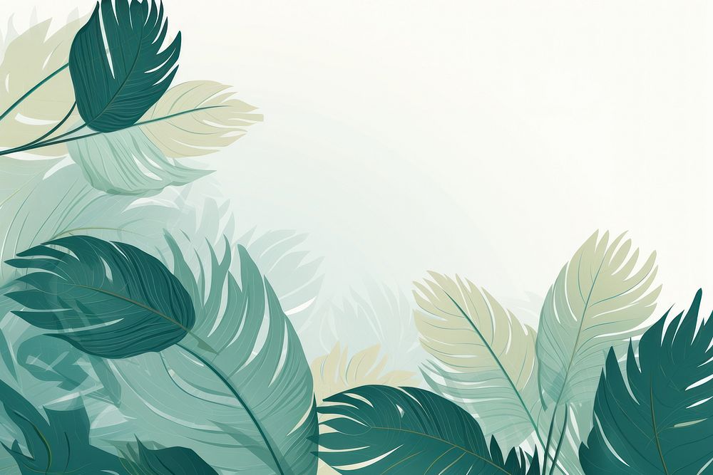 Tropical leaf background vector backgrounds outdoors tropics. AI generated Image by rawpixel.
