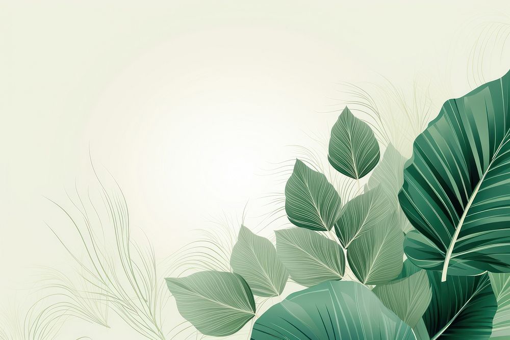 Tropical leaf backgrounds pattern plant. AI generated Image by rawpixel.