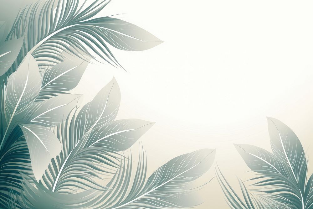 Tropical leaf background vector backgrounds pattern nature. AI generated Image by rawpixel.