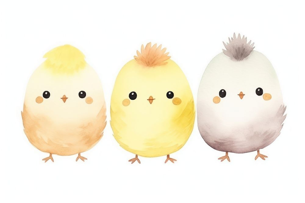 Chicks animal cartoon bird. AI generated Image by rawpixel.