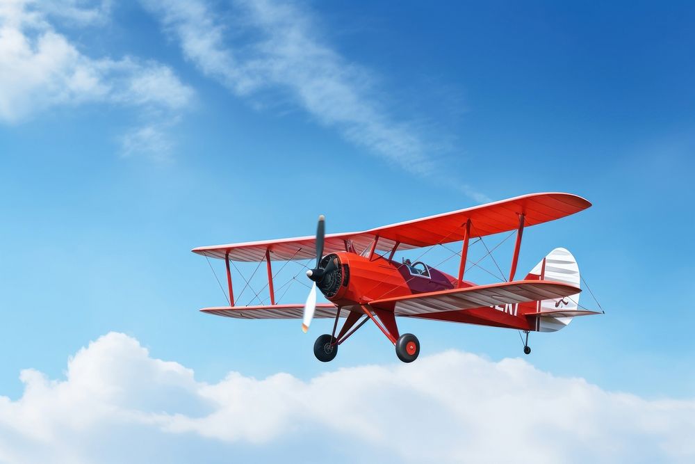 Biplane towing a long banner biplane aircraft airplane. 