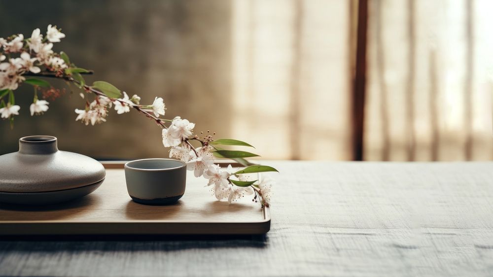 Blossom flower table plant. AI generated Image by rawpixel. 