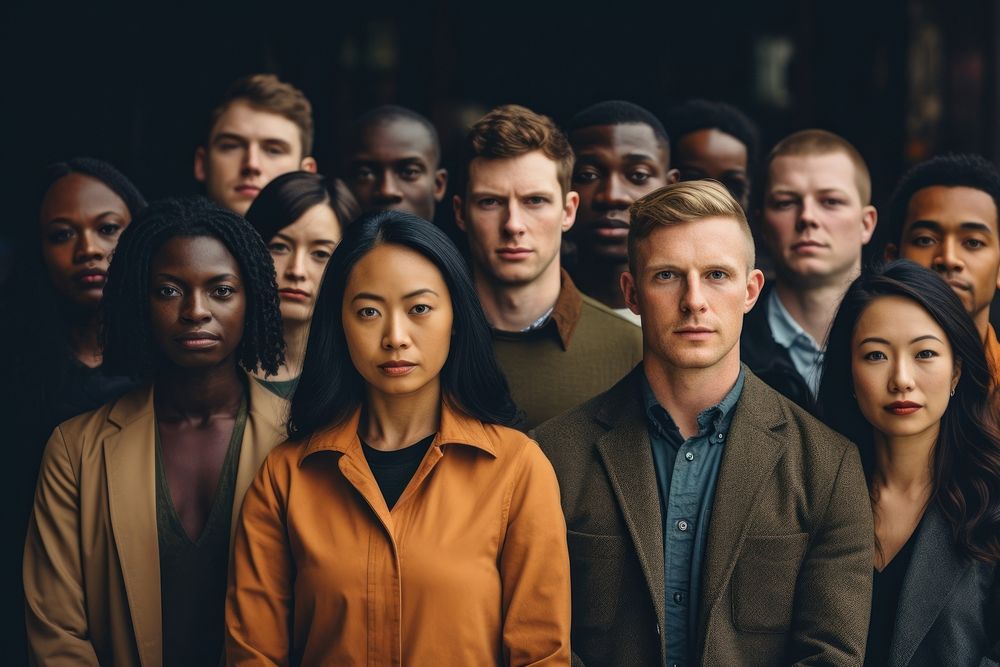 Diversity portrait looking people. AI generated Image by rawpixel.