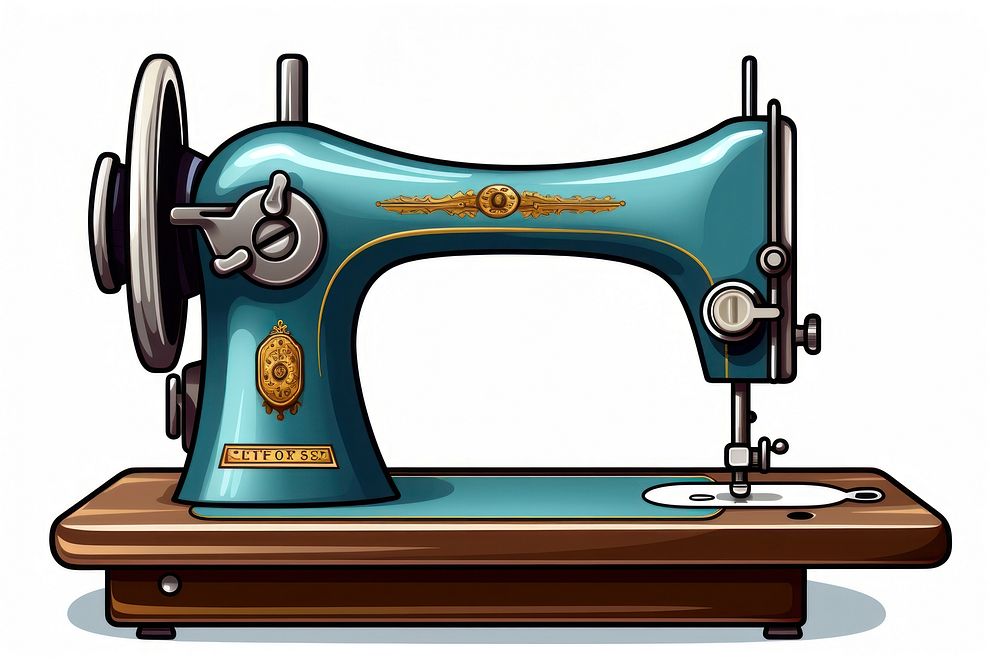 Sewing machine technology equipment machinery. AI generated Image by rawpixel.