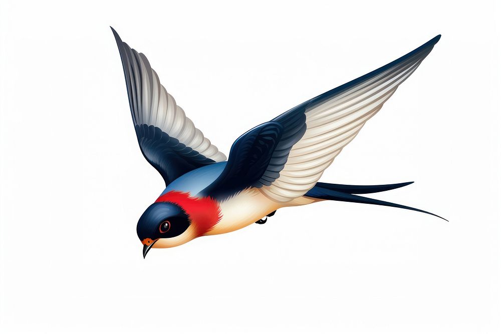 Swallow animal flying bird. 