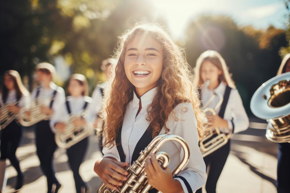 School musician adult marching band. AI generated Image by rawpixel.