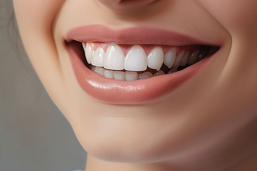 Woman smiling teeth smile medication. AI generated Image by rawpixel.