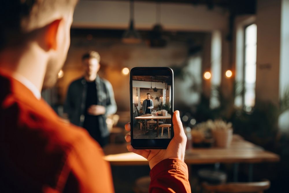 Influencer adult photo phone. 