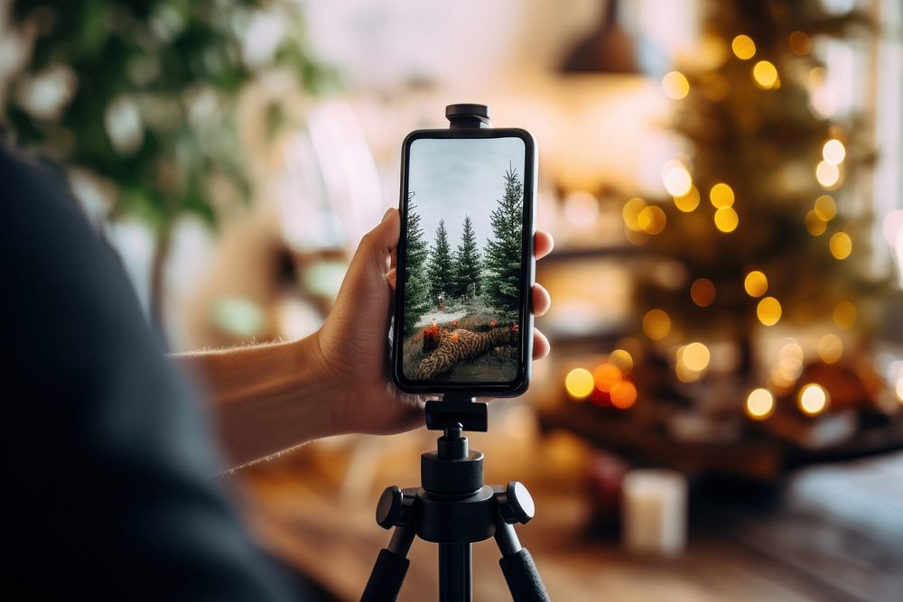 Influencer filming person photo. AI generated Image by rawpixel.