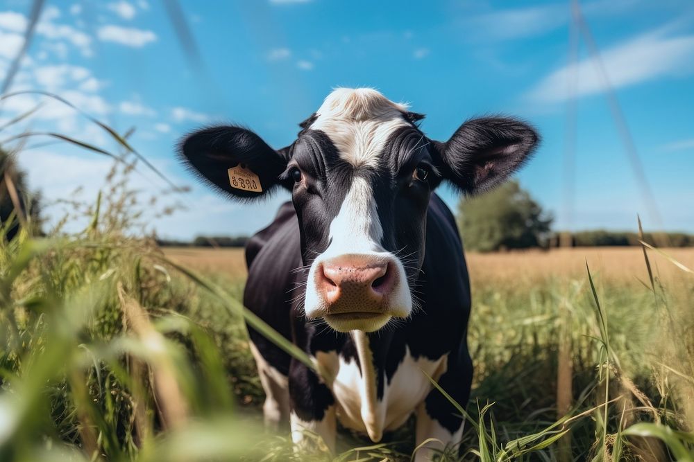 Cow livestock mammal animal. AI generated Image by rawpixel.