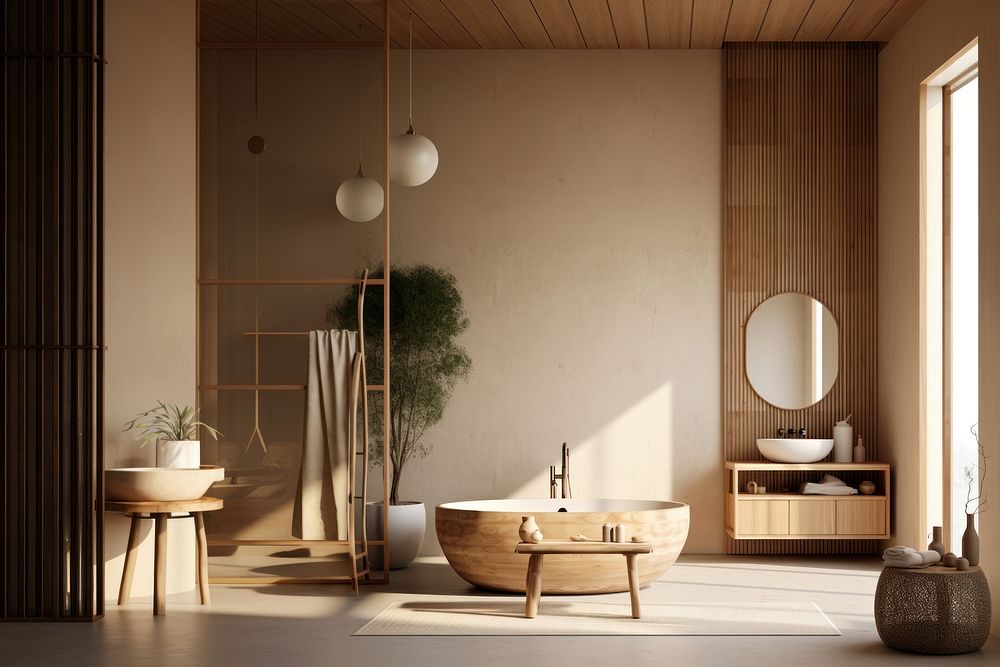 Bathtub architecture bathroom indoors.