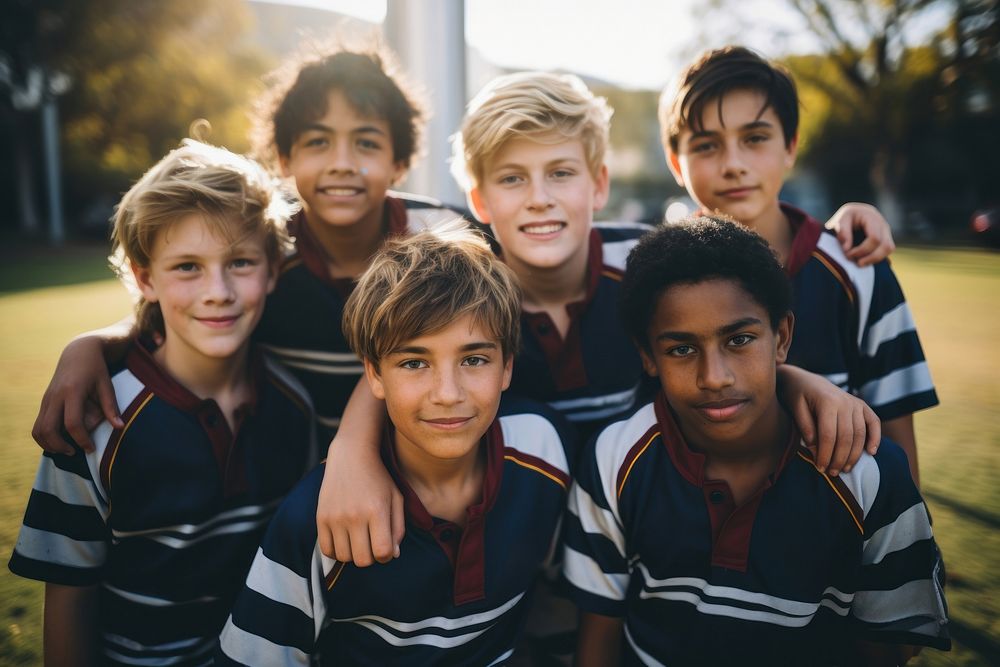 School child team togetherness. AI generated Image by rawpixel.