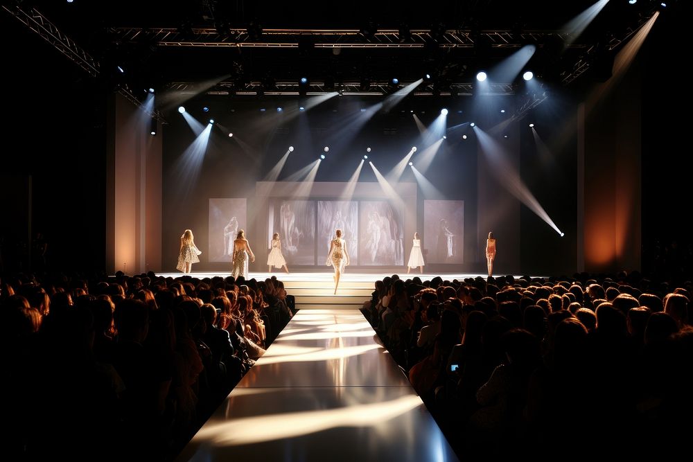 Fashion Show concert runway stage. AI generated Image by rawpixel.