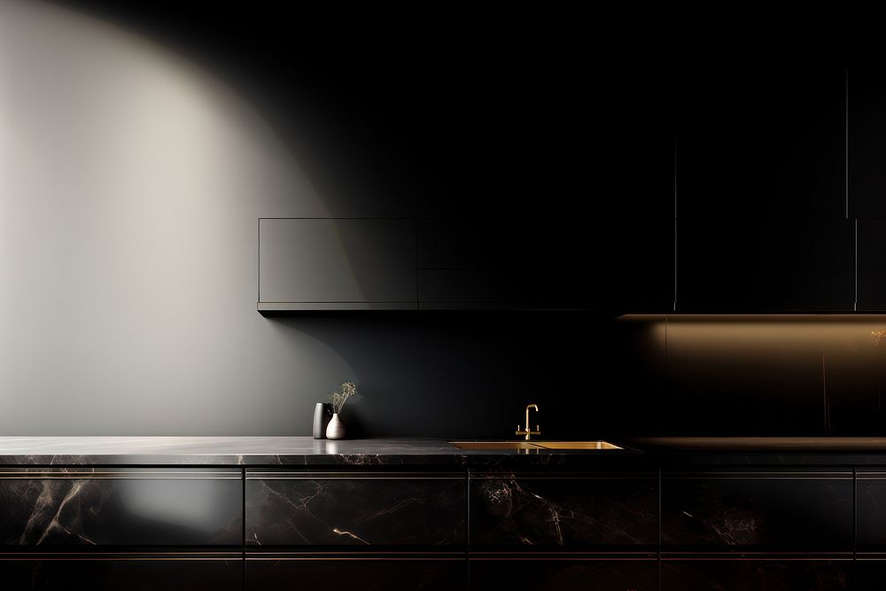 Lighting sink architecture countertop.