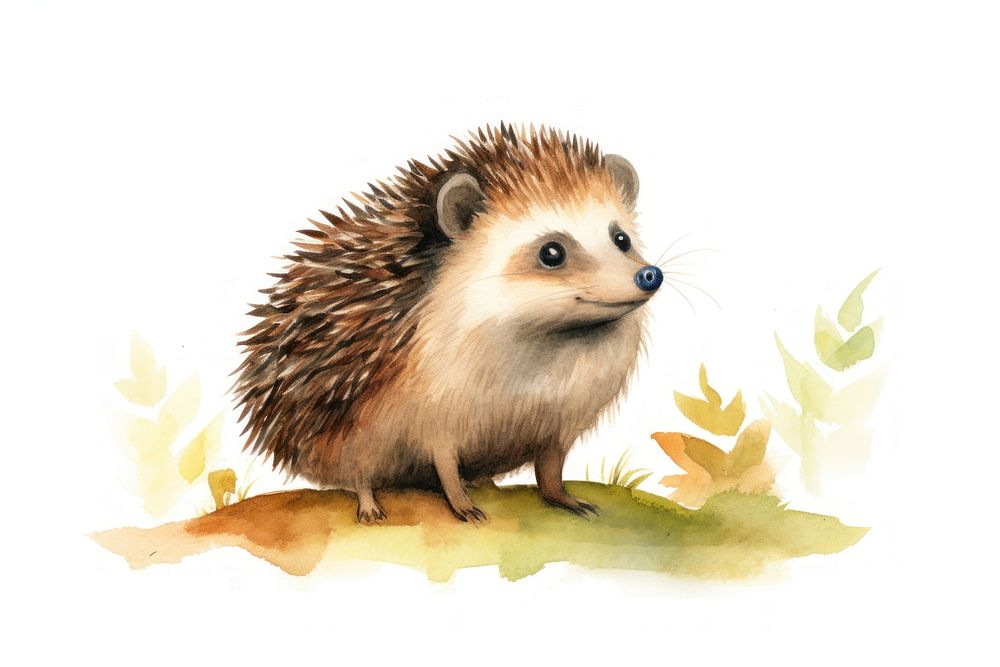 Hedgehogs hedgehog animal mammal. AI | Premium Photo Illustration