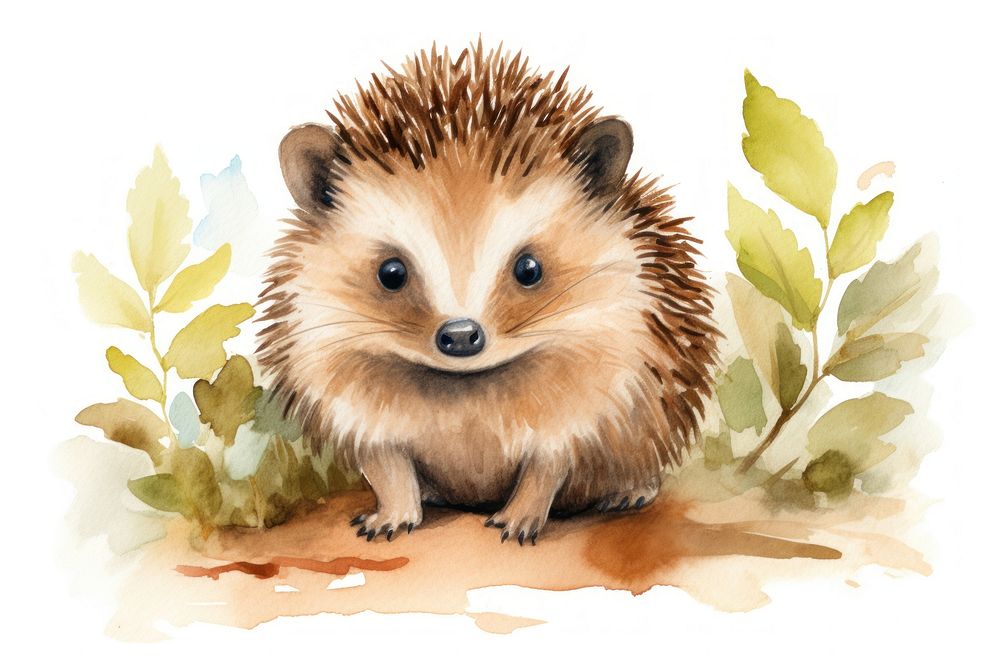 Hedgehogs hedgehog animal mammal. | Premium Photo Illustration - rawpixel