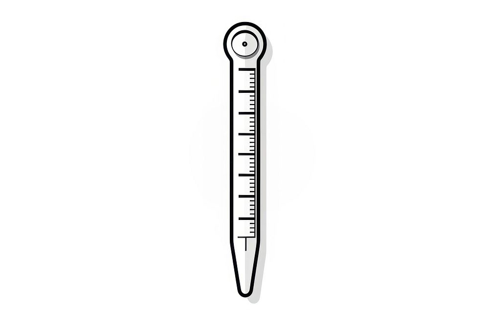 Thermometer thermometer drawing tool. AI generated Image by rawpixel.