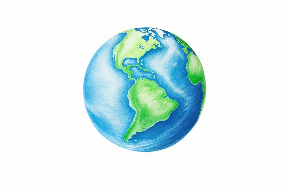 Globe planet space green. AI generated Image by rawpixel.