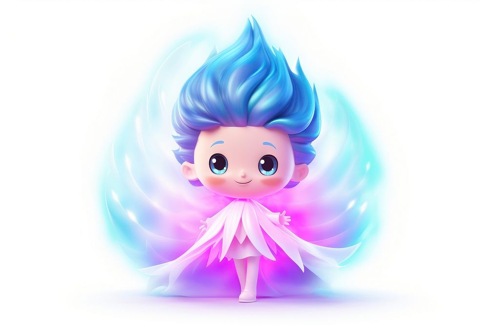 Human aura cute doll toy. AI generated Image by rawpixel.