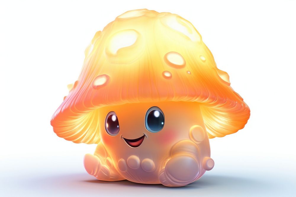 Mushroom monster cute representation invertebrate. 